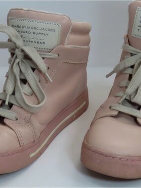 Marc by Marc Jacobs Pink High-Top Sneakers size 7 women’s 37 European